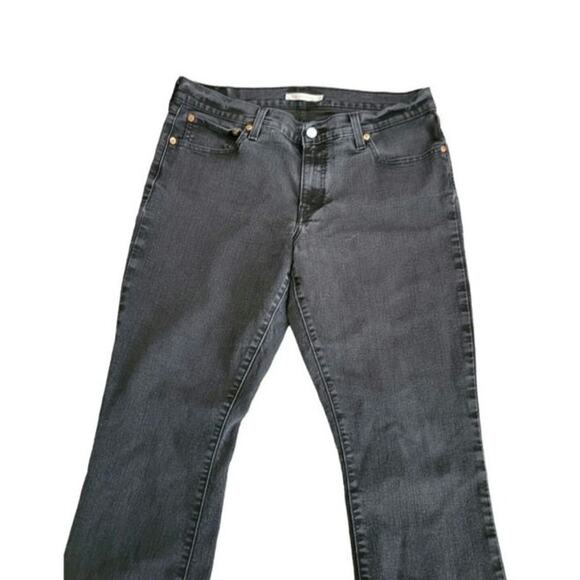 Vintage 1997 Levi's 415 Relaxed Bootcut Jeans 31 Womens Red Tab High Rise Black - Picture 2 of 5